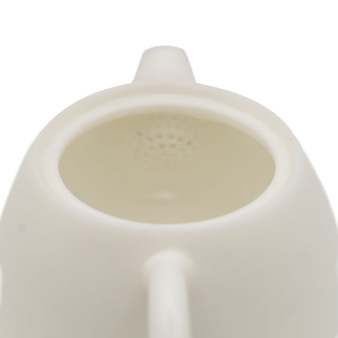 Porseleinen Reisset Theeset – 1 Theepot & 4 Kopjes in Draagtas