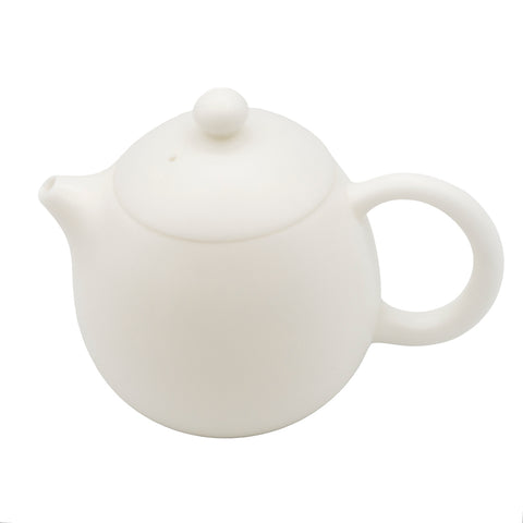 Porseleinen Reisset Theeset – 1 Theepot & 4 Kopjes in Draagtas