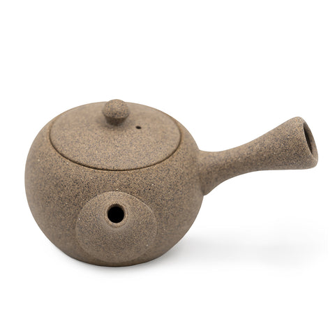 Théière Kyusu, style japonais avec poignée latérale, céramique du Vietnam # 94719