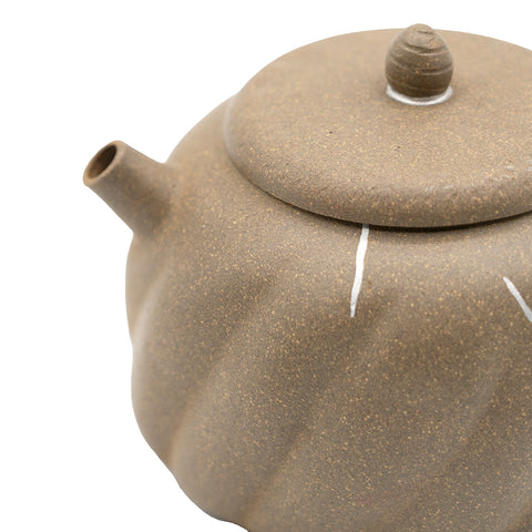 Yixing theepot, Duanni klei met authentieke Kintsugi reparatie # 94721