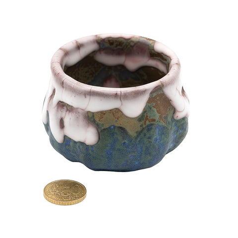 Taza de cerámica multiesmaltada # 94723