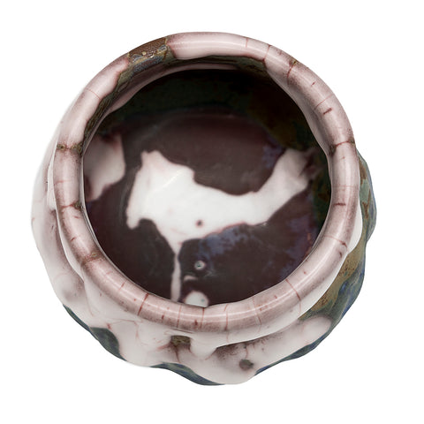 Taza de cerámica multiesmaltada # 94723