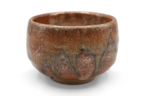 Wood-Fired Shino Glaze Matcha Bowl # 96202