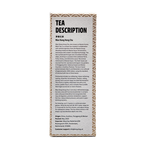 Zwarte Thee Mao Xiang Hong Cha, Chinese thee (Rode Thee)