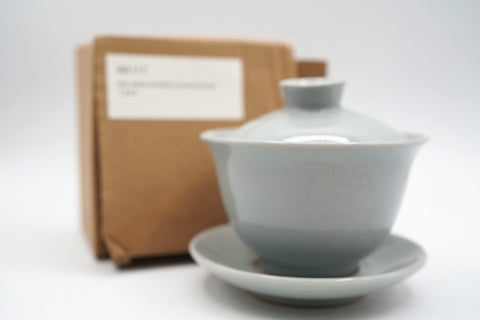 Crackle Glaze Ash Blue Gaiwan # 96117