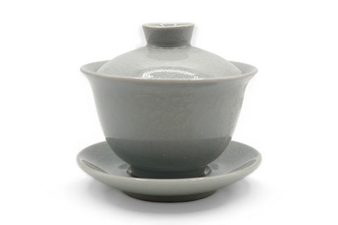 Crackle Glaze Ash Blue Gaiwan # 96117