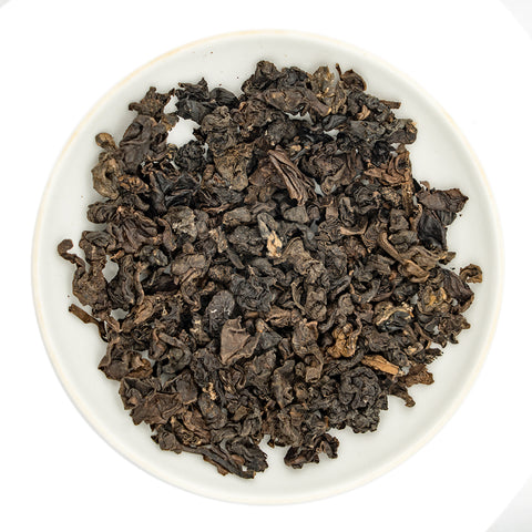 Oolong Thee Mei Zhan Lao Cha 2009, Chinese thee (Rode Thee), gerijpt, 80g