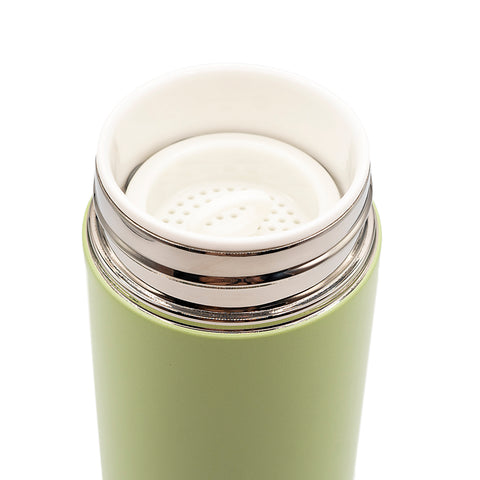 Matcha Green Minimalist Tea Thermos  # 94531