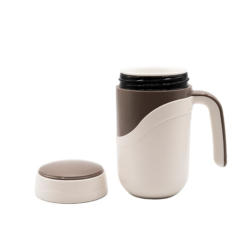 White Handle Thermos Mug # 94539
