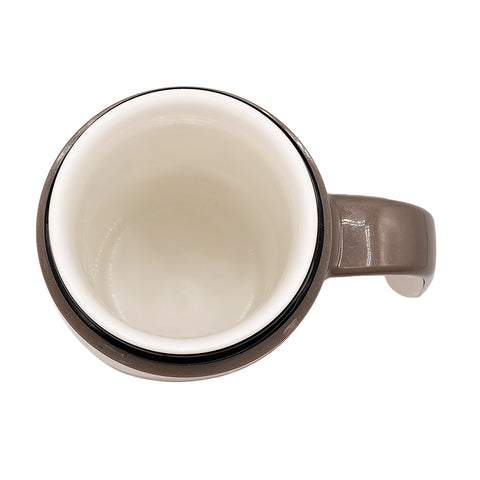 White Handle Thermos Mug # 94539