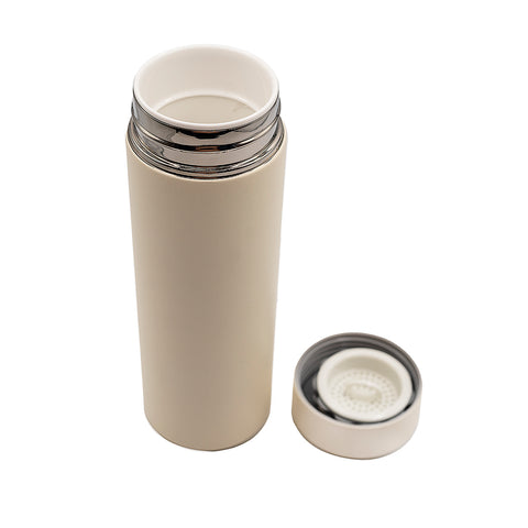 White Minimalist Tea Thermos # 94532
