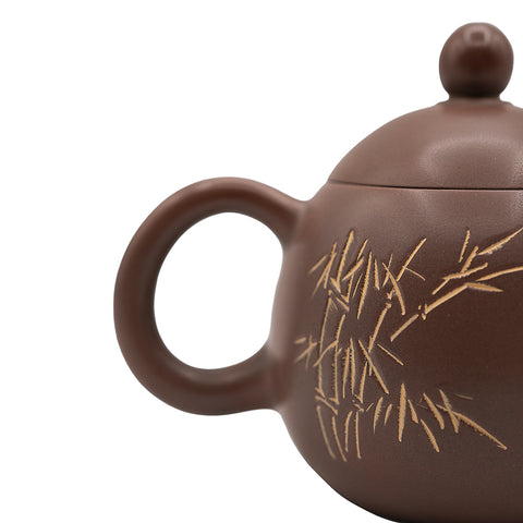 Tetera Pequeña Huevo de Dragón Nixing Arcilla Tao# 94526