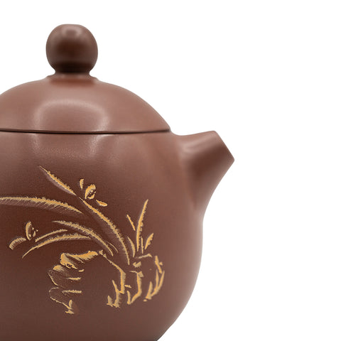 Petite théière œuf de dragon en argile Tao Nixing # 94525