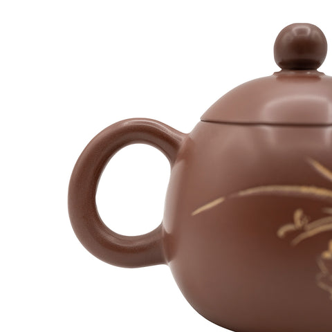 Petite théière œuf de dragon en argile Tao Nixing # 94525