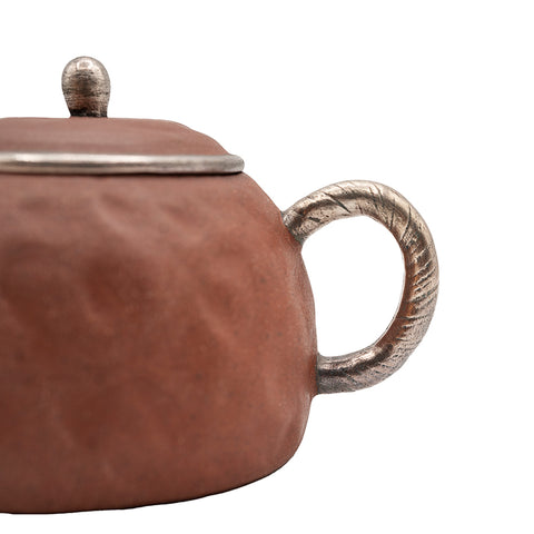 Théière ronde en argile rouge n° 94437