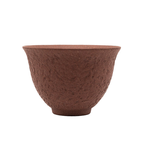 Tasse à thé en argile rouge avec motif clé-frette # 94439