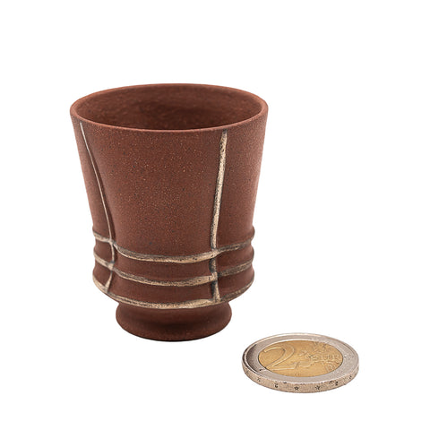 Taza de arcilla en forma de campana cónica # 94440