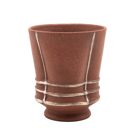 Taza de arcilla en forma de campana cónica # 94440