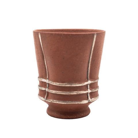 Tapered Bell Shape Clay Cup # 94440