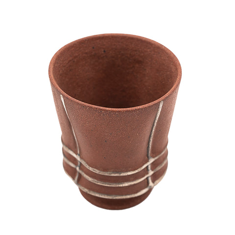 Taza de arcilla en forma de campana cónica # 94440