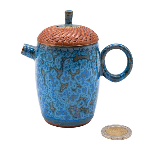 Hoge Blaaspuitvis Theepot # 94405