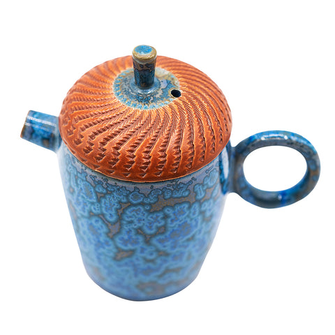 Hoge Blaaspuitvis Theepot # 94405