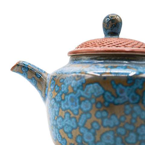 Jun Kiln Gesneden Theepot # 94407