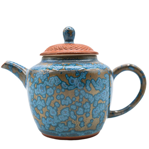 Jun Kiln Gesneden Theepot # 94407