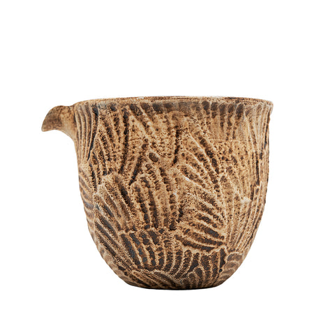Pitcher with Flamingo Feather Pattern # 94413