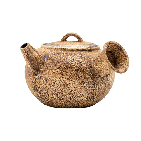 Side-Handle Teapot with Key-Fret Pattern # 94415