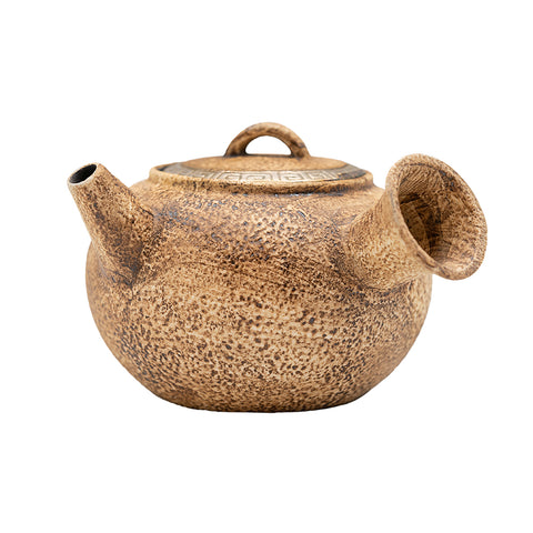 Side-Handle Teapot with Key-Fret Pattern # 94415