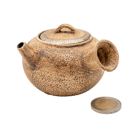 Side-Handle Teapot with Key-Fret Pattern # 94415