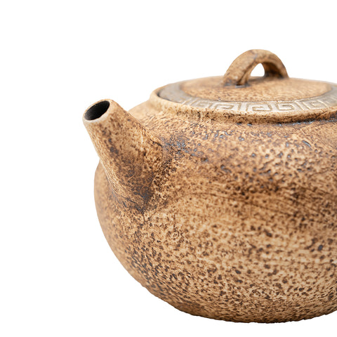 Side-Handle Teapot with Key-Fret Pattern # 94415