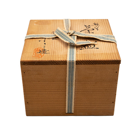 Japanse Matcha Chawan met met de hand geschilderde kinderen & vliegers # 94760