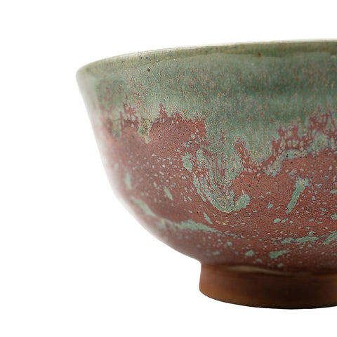 Matcha Chawan “Crimson Verdigris” # 94769