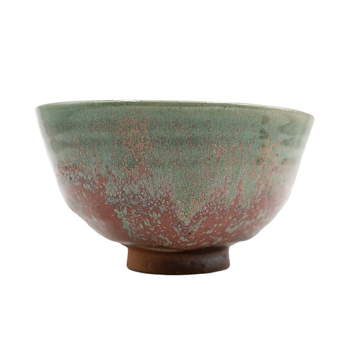 Matcha Chawan “Crimson Verdigris” # 94769