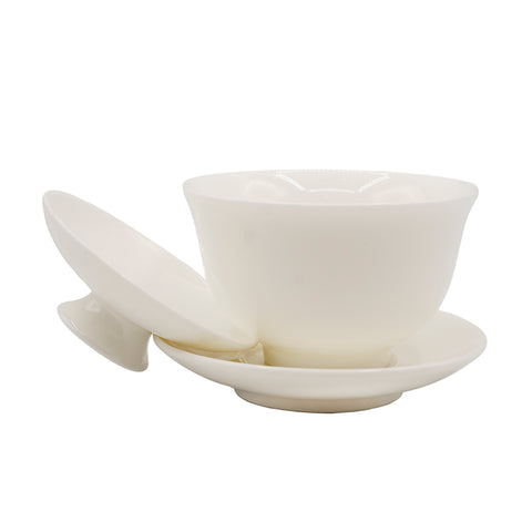 Gaiwan classique en porcelaine blanche Dehua n° 95008