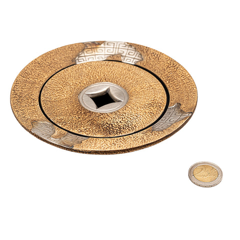 Bol de rinçage avec motif de pièce et motif en clé # 94416