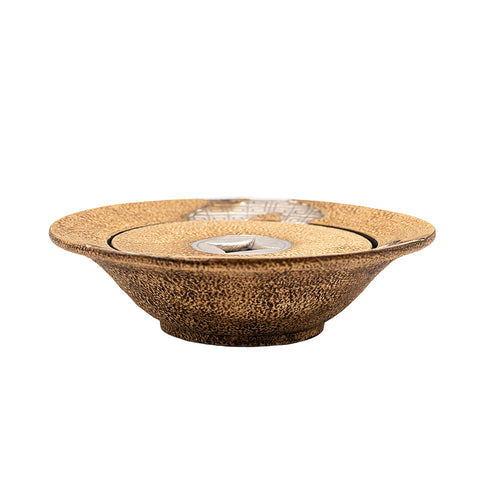 Bol de rinçage avec motif de pièce et motif en clé # 94416