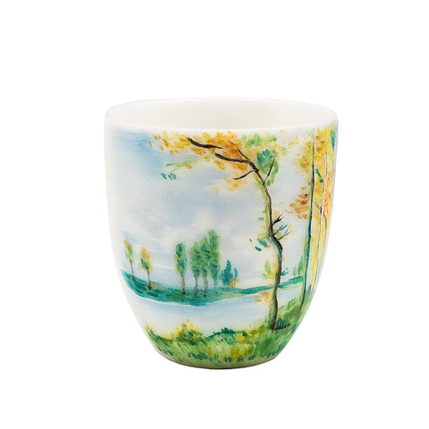 Hand-Painted Porcelain Cup # 94347