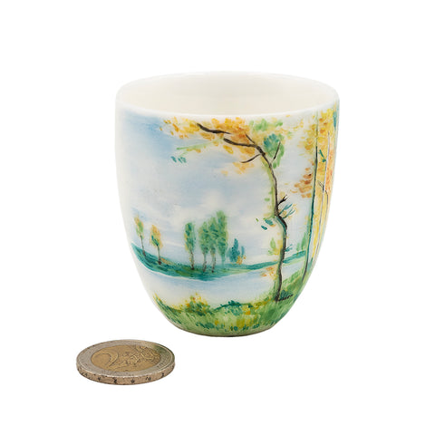 Hand-Painted Porcelain Cup # 94347
