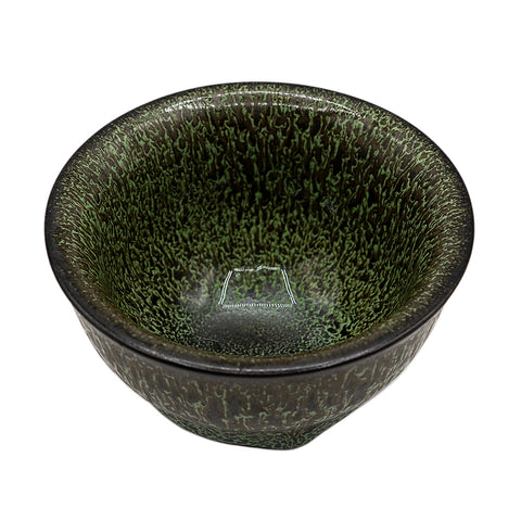Tenmoku-Style Glazed Teacup # 94725