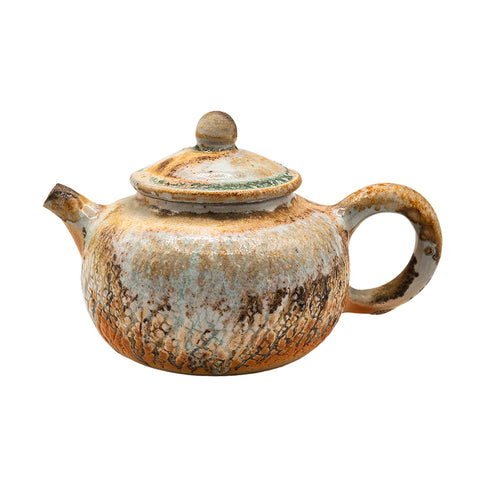 Woodfired Dehua Teapot with Ash Glaze # 95013