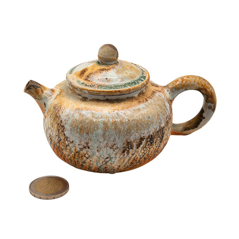 Woodfired Dehua Teapot with Ash Glaze # 95013