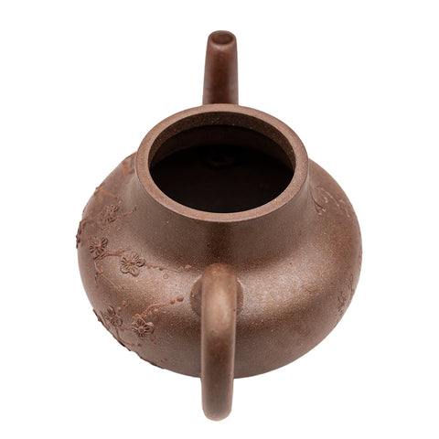 Woodfired Yixing Teapot “Chrysanthemum Garden” # 95017