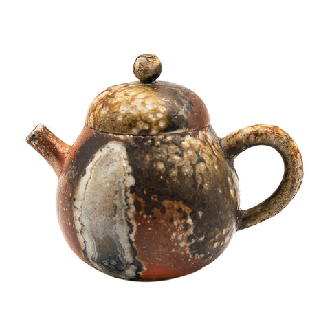 Dehua Woodfired Teapot “Molten Flow” # 95021