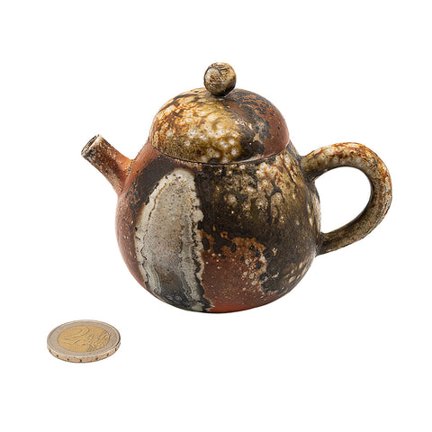 Dehua Woodfired Teapot “Molten Flow” # 95021