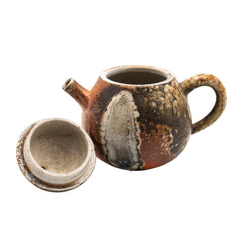 Dehua Woodfired Teapot “Molten Flow” # 95021