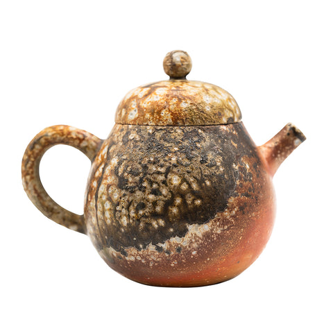 Dehua Woodfired Teapot “Molten Flow” # 95021