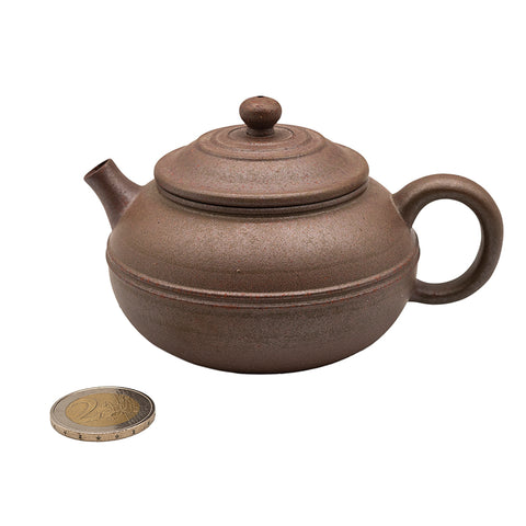 Woodfired Yixing Teapot “Twin Rings” # 95023
